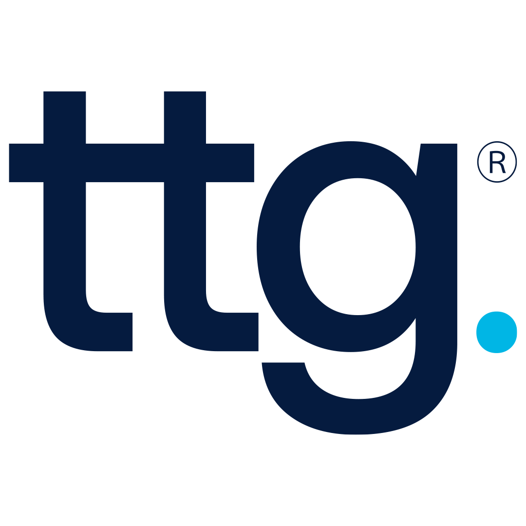 TTG logo representing Zero to 1 Experts’ partnership in building technology and mobile solutions for the brand.